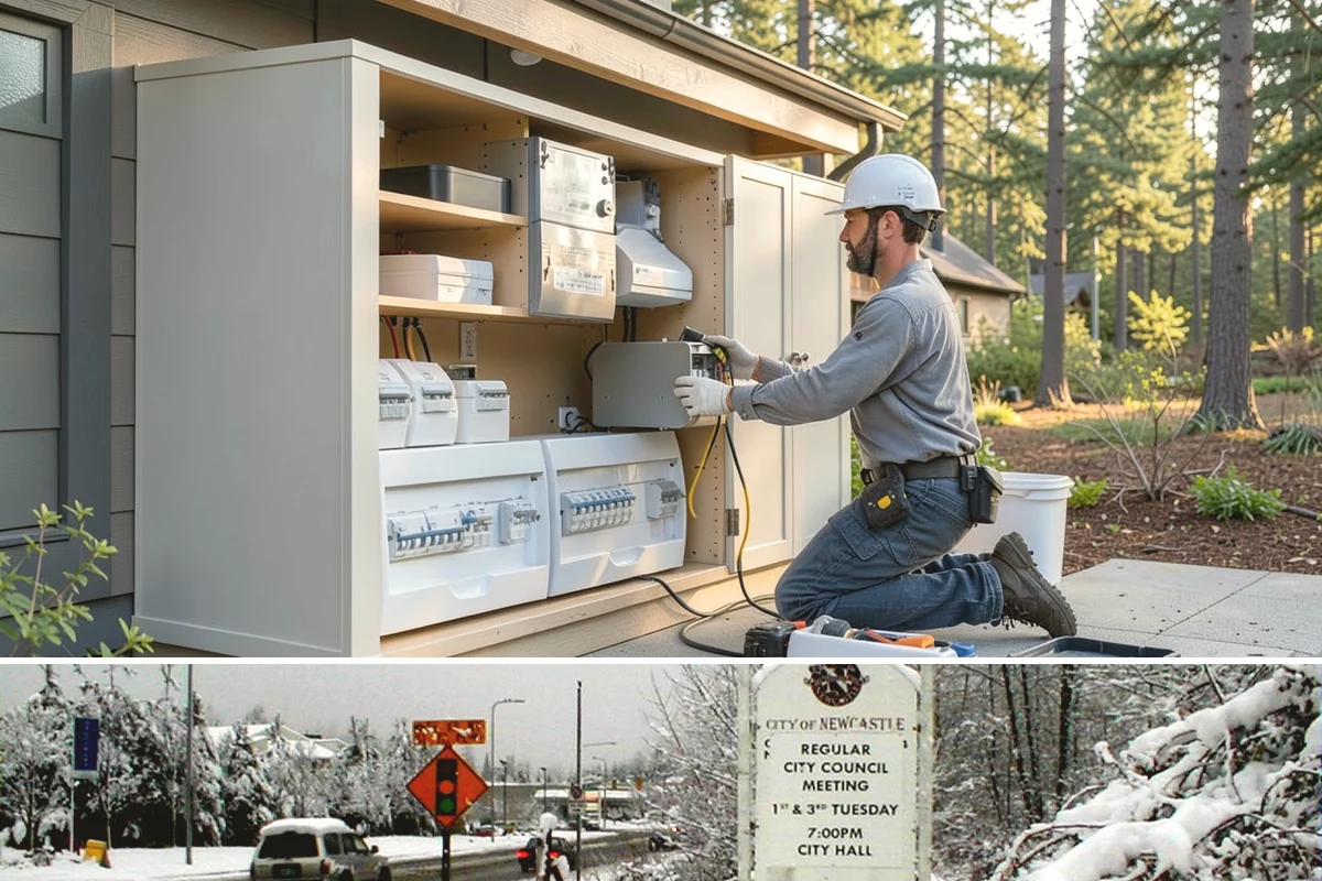 Recessed Lighting Installation in Newcastle, King County, WA - Recessed lighting installs year-round and brightens interiors during the dark PNW winter months.