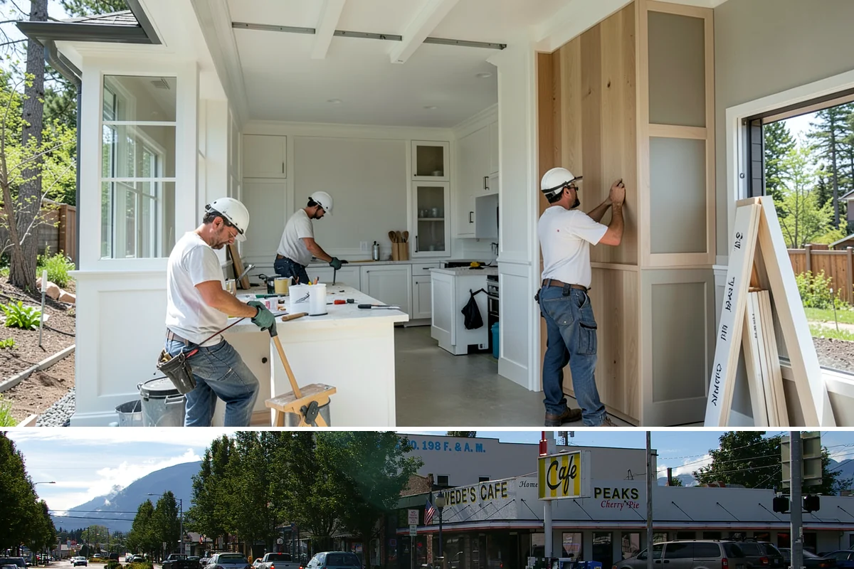 Recessed Lighting Installation in North Bend, King County, WA - Recessed lighting installs year-round and brightens interiors during the dark PNW winter months.
