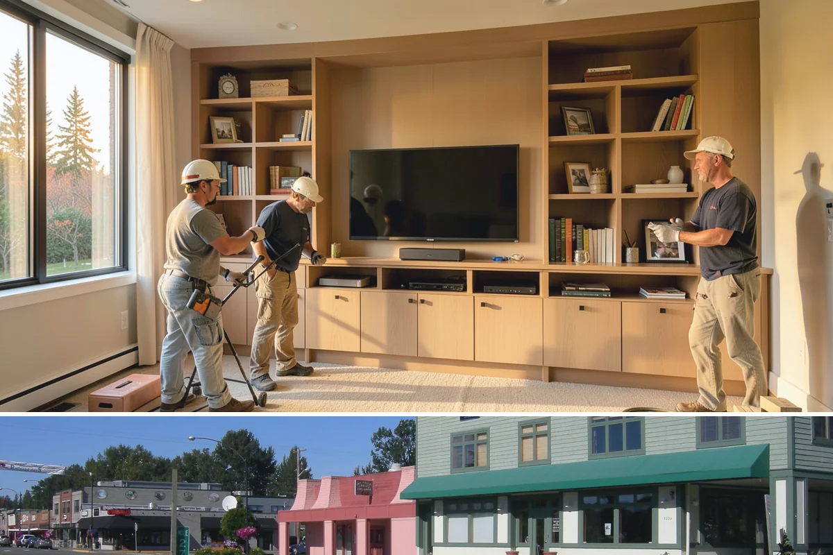 Recessed Lighting Installation in Snoqualmie, King County, WA - Recessed lighting installs year-round and brightens interiors during the dark PNW winter months.