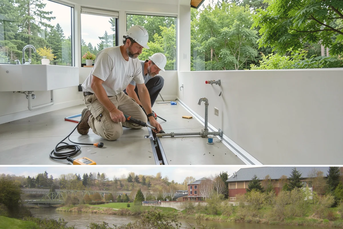 Recessed Lighting Installation in Tukwila, King County, WA - Recessed lighting installs year-round and brightens interiors during the dark PNW winter months.