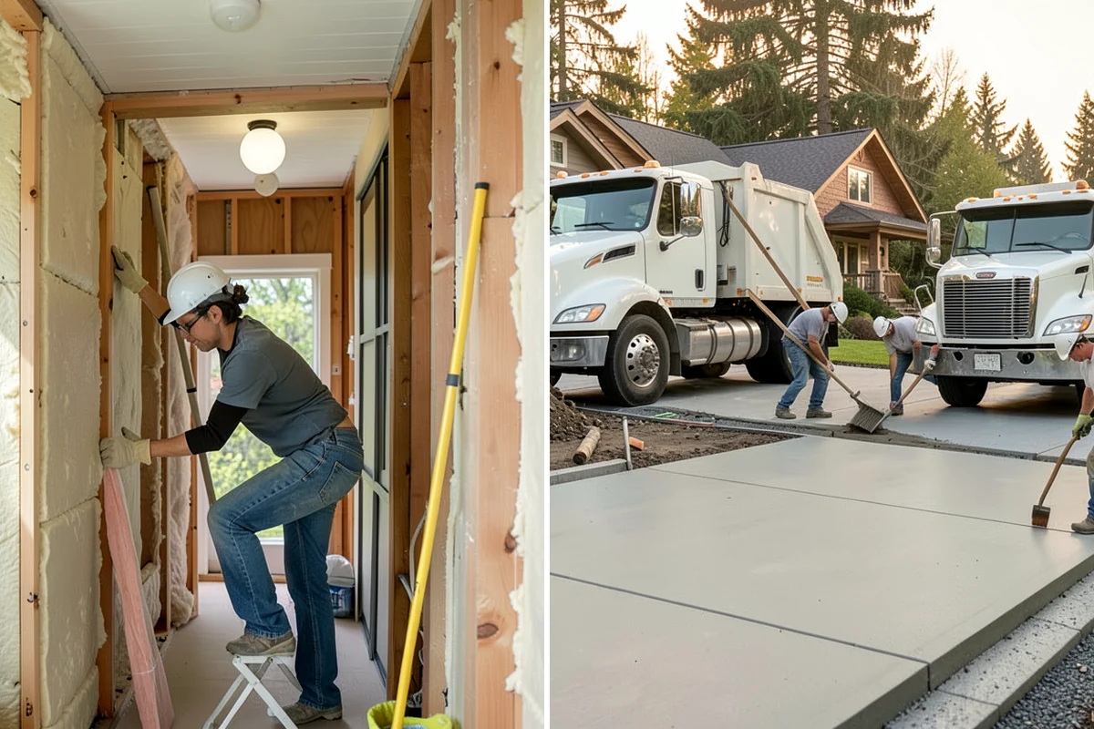 Regrouting in Concrete, Skagit County, WA - Remove old grout from all joints with care