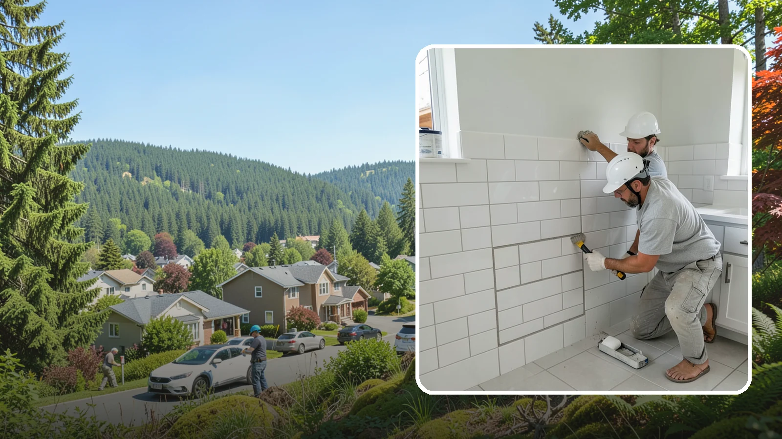 Regrouting in Index, Snohomish County, WA - Full removal and replacement of aging grout to renew an entire tiled surface.