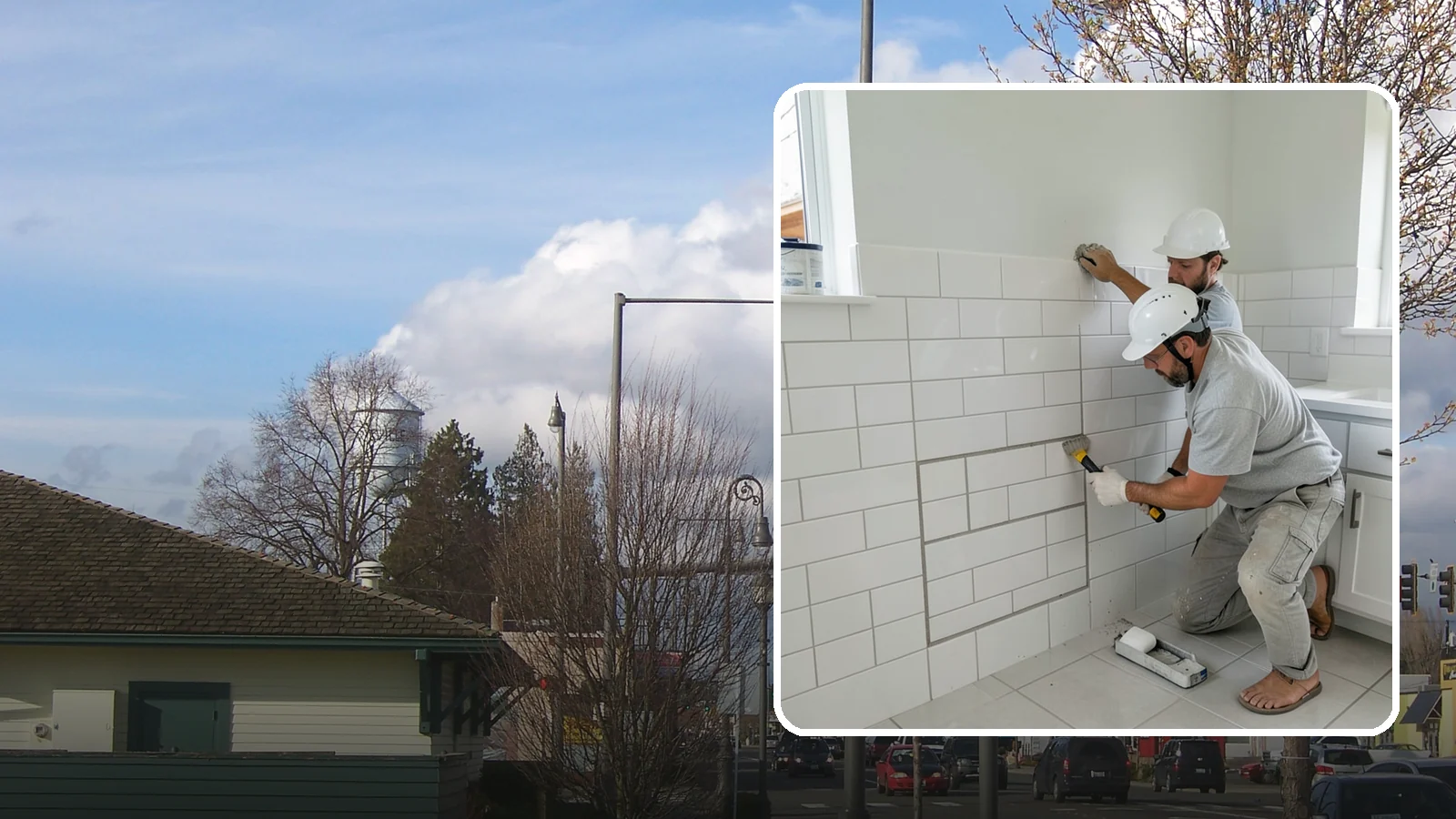 Regrouting in Marysville, Snohomish County, WA - Full removal and replacement of aging grout to renew an entire tiled surface.