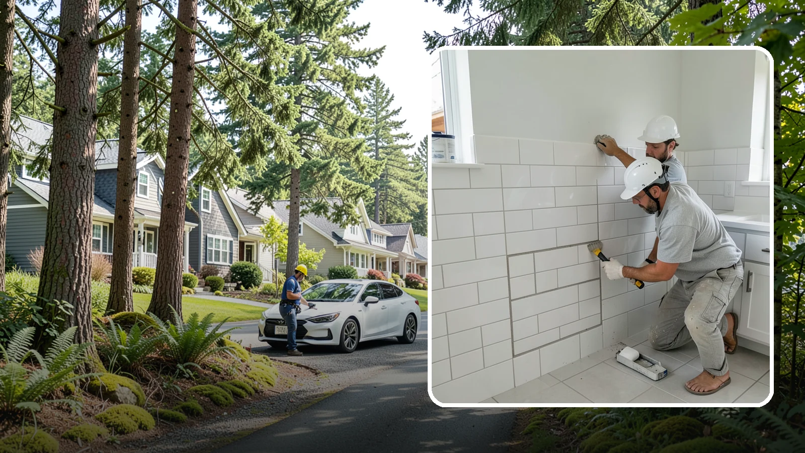 Regrouting in Normandy Park, King County, WA - Full removal and replacement of aging grout to renew an entire tiled surface.