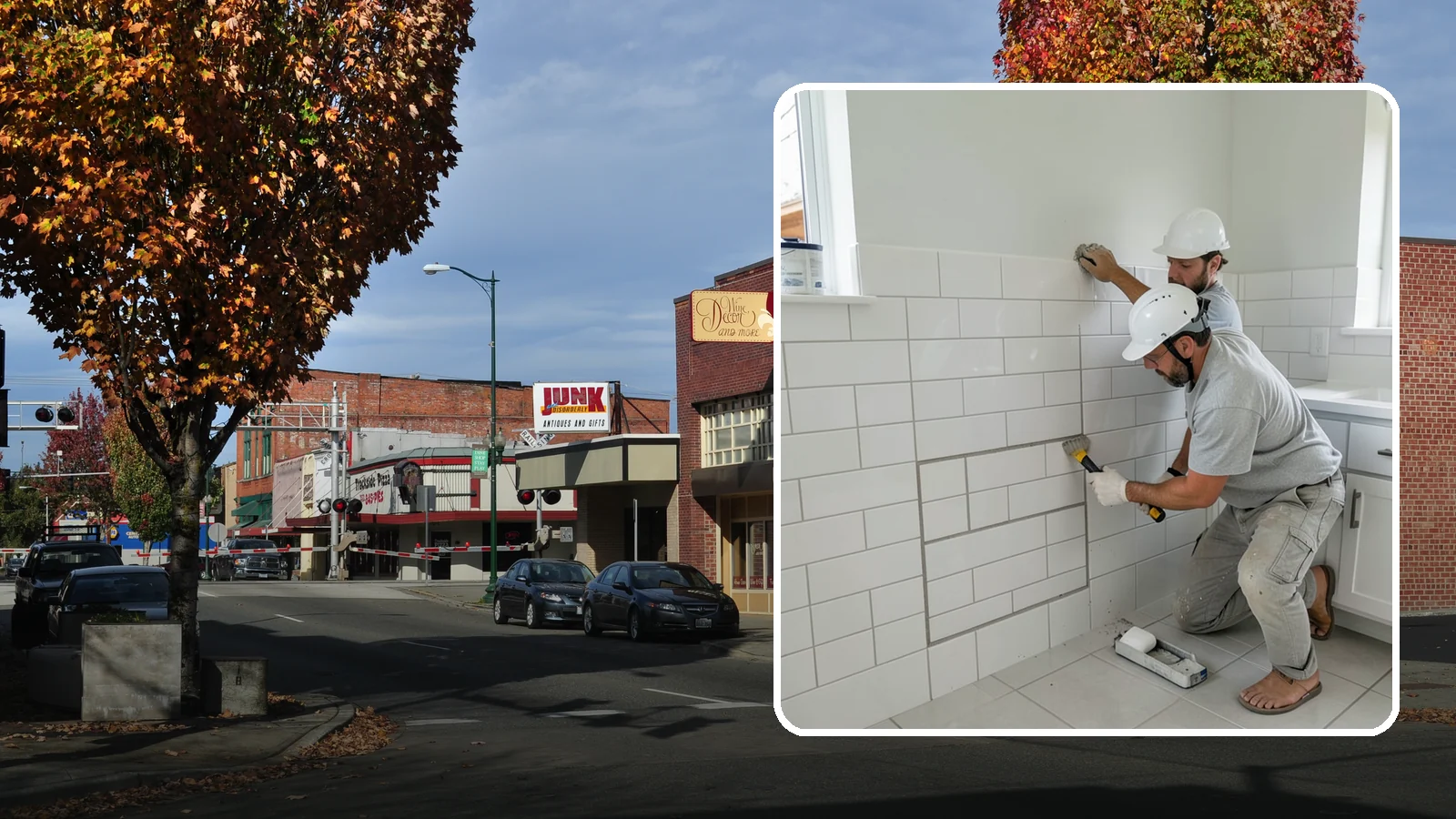 Regrouting in Puyallup, Pierce County, WA - Full removal and replacement of aging grout to renew an entire tiled surface.