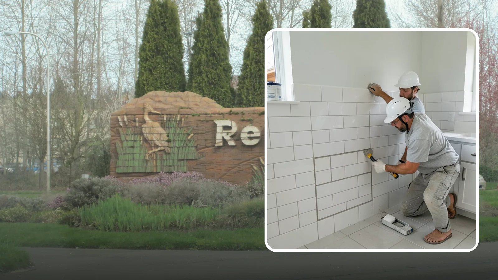 Regrouting in Renton, King County, WA - Full removal and replacement of aging grout to renew an entire tiled surface.