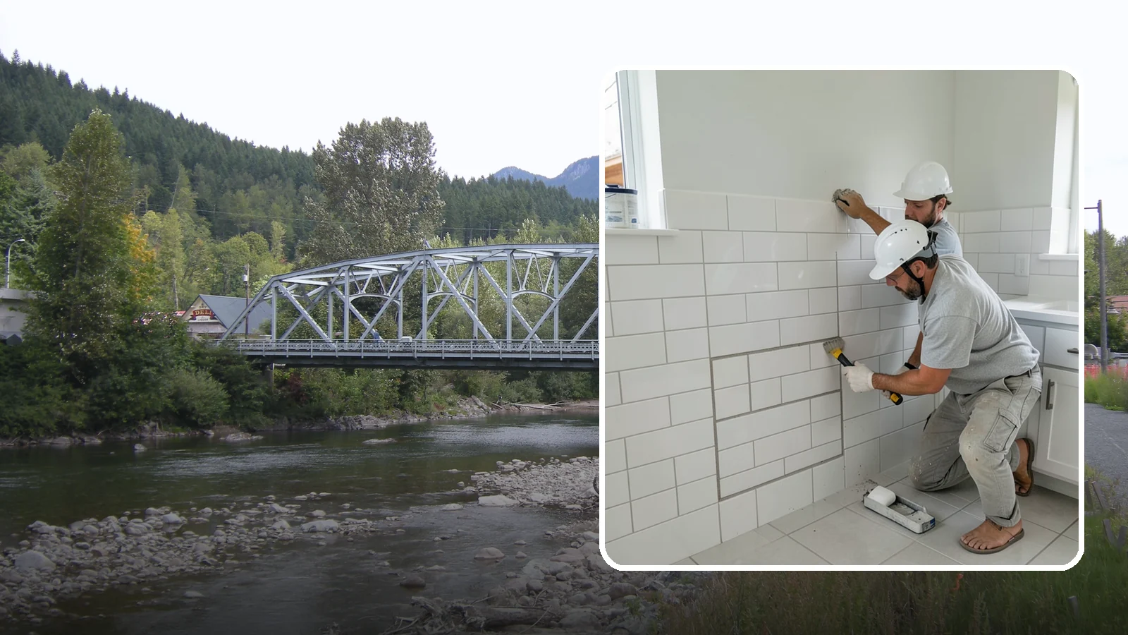 Regrouting in Skykomish, King County, WA - Full removal and replacement of aging grout to renew an entire tiled surface.