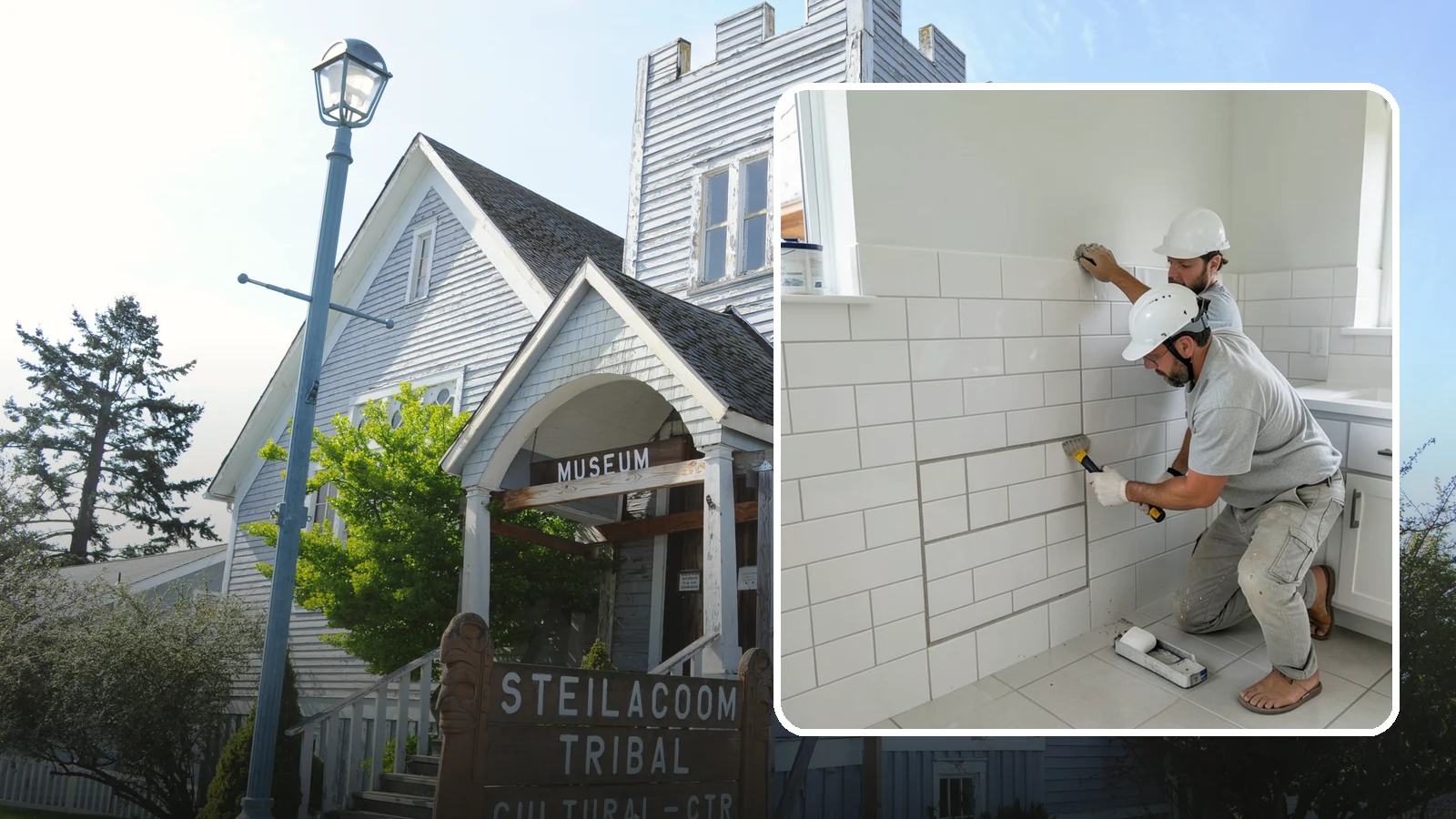 Regrouting in Steilacoom, Pierce County, WA - Full removal and replacement of aging grout to renew an entire tiled surface.