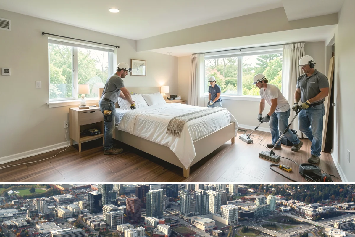 Residential Construction in Bellevue, King County, WA - Foundation and framing progress best during the drier months from late spring through early fall, so planning permits over winter...