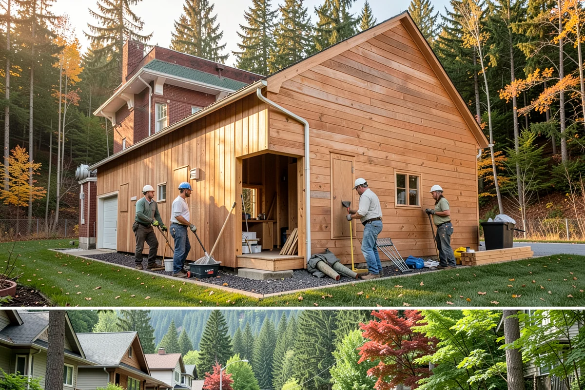 Residential Construction in Darrington, Snohomish County, WA - Foundation and framing progress best during the drier months from late spring through early fall, so planning permits over winter...