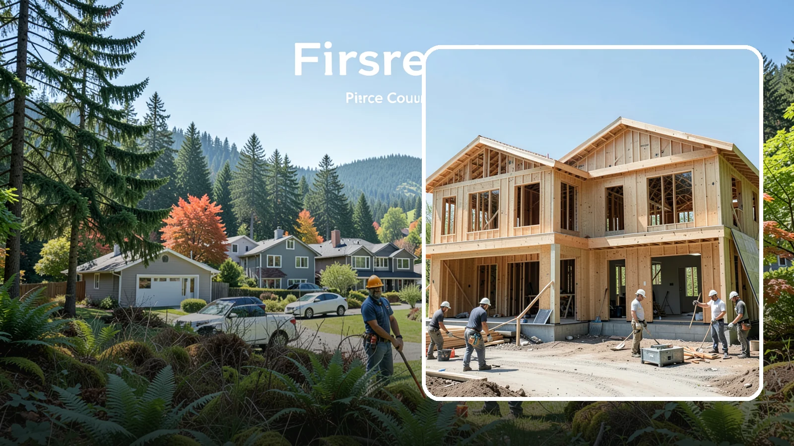 Residential Construction in Fircrest, Pierce County, WA - Ground-up home building for Western Washington families, engineered for our wet climate, seismic codes, and the way you actually...