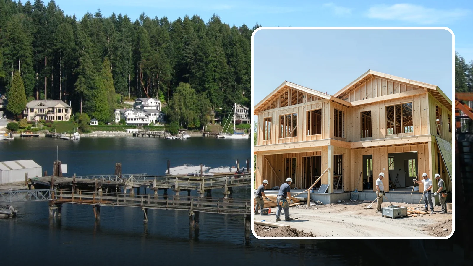 Residential Construction in Gig Harbor, Pierce County, WA - Ground-up home building for Western Washington families, engineered for our wet climate, seismic codes, and the way you actually...
