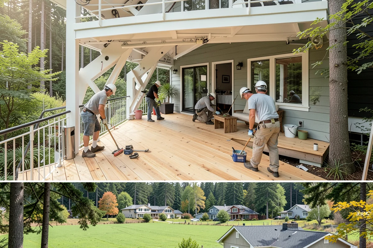 Residential Construction in Lyman, Skagit County, WA - Foundation and framing progress best during the drier months from late spring through early fall, so planning permits over winter...