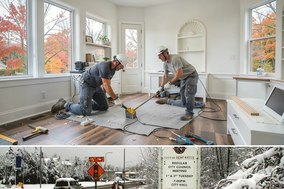 Residential Construction in Newcastle, King County, WA - Foundation and framing progress best during the drier months from late spring through early fall, so planning permits over winter...