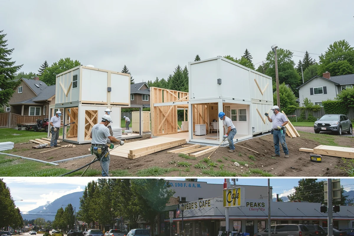Residential Construction in North Bend, King County, WA - Foundation and framing progress best during the drier months from late spring through early fall, so planning permits over winter...