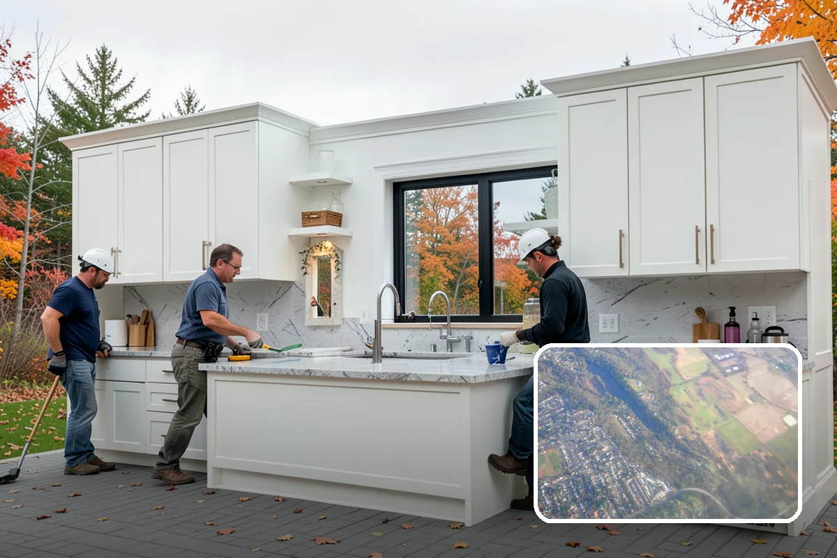 Restaurant Buildout in Algona, King County, WA - Integrated kitchen, dining, and back-of-house design