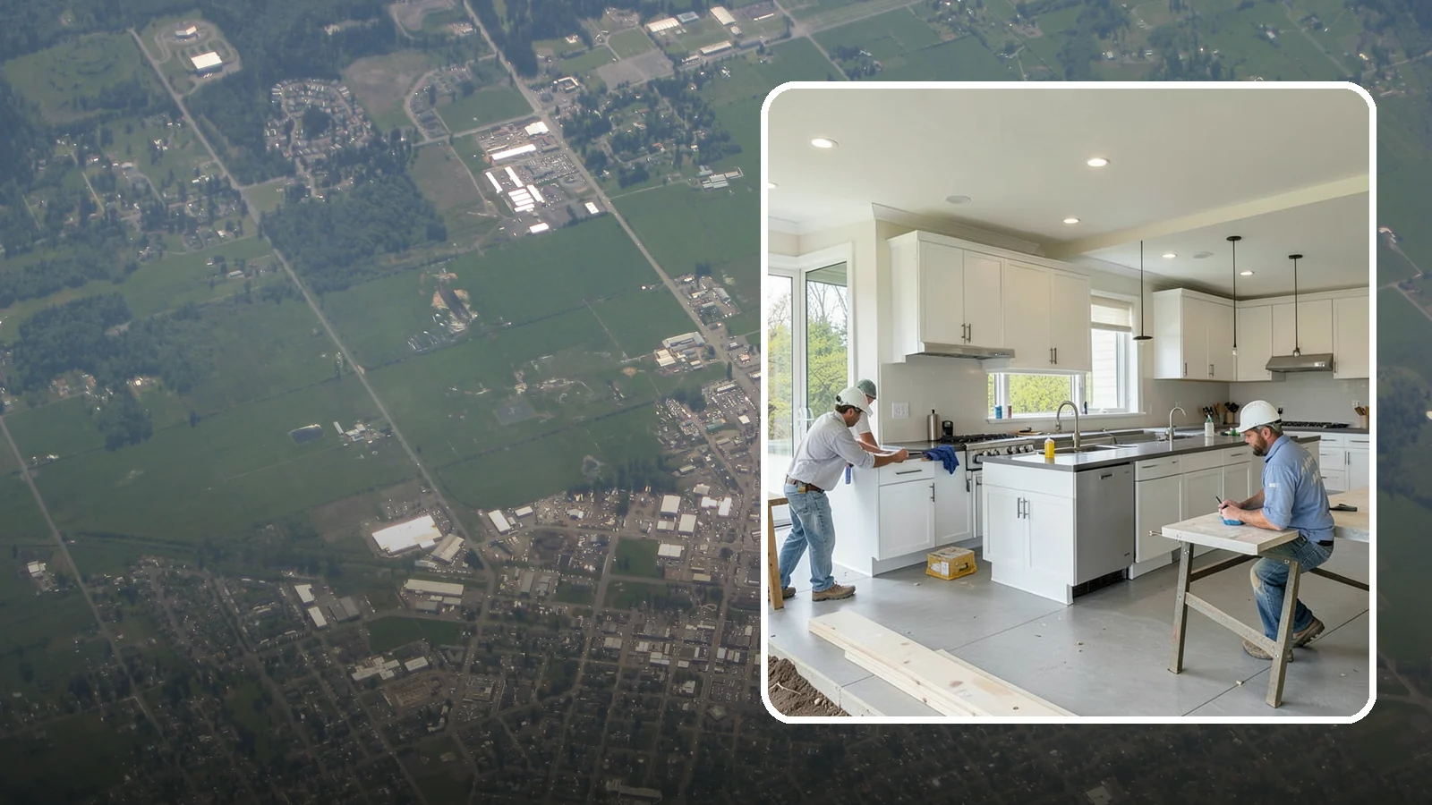 Restaurant Buildout in Enumclaw, King County, WA - Full construction of restaurant spaces including kitchens, dining rooms, and code systems.