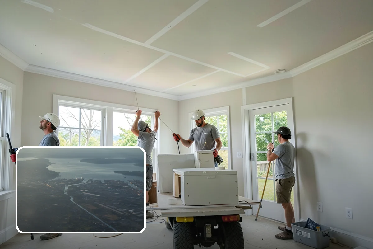 Restaurant Buildout in Fife, Pierce County, WA - Integrated kitchen, dining, and back-of-house design