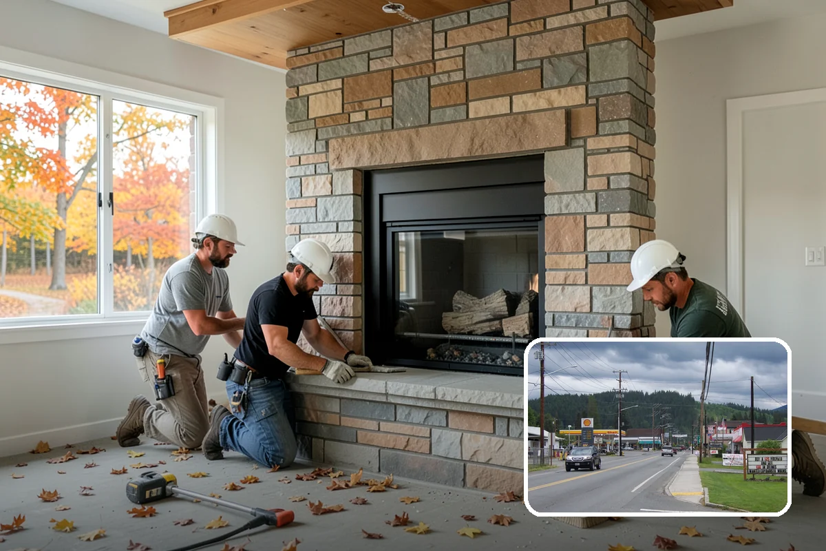 Restaurant Buildout in Granite Falls, Snohomish County, WA - Integrated kitchen, dining, and back-of-house design