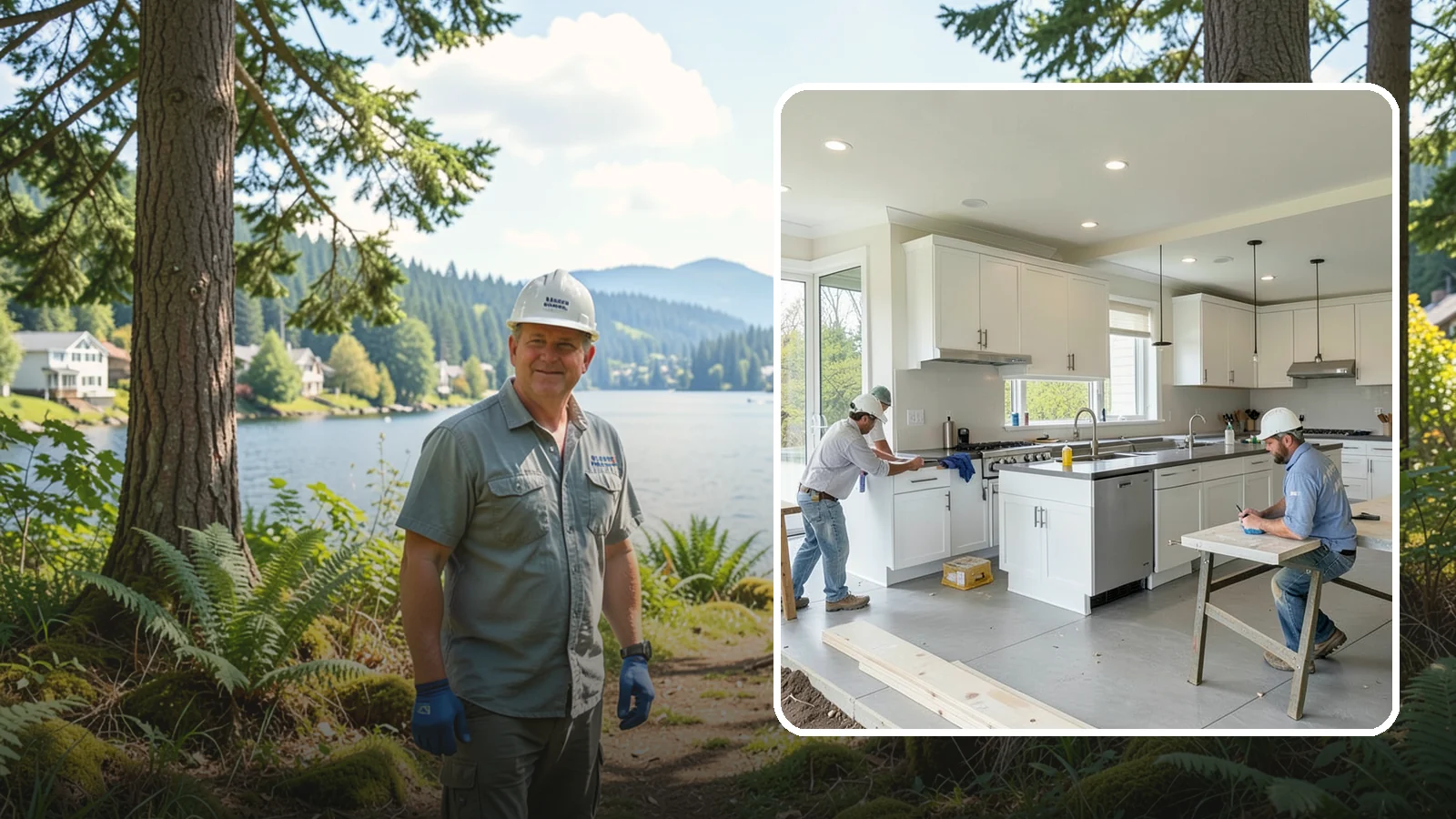 Restaurant Buildout in Milton, King County, WA - Full construction of restaurant spaces including kitchens, dining rooms, and code systems.