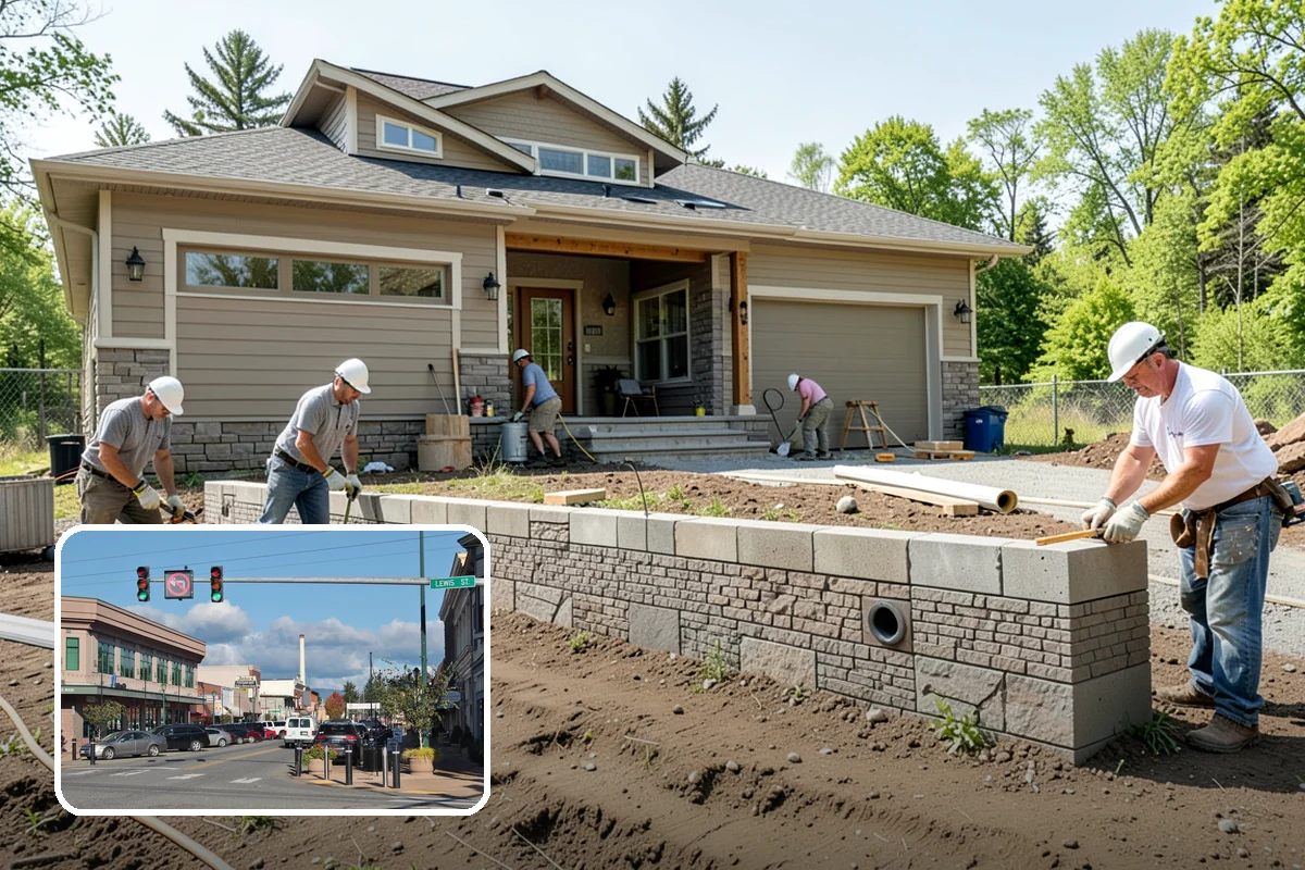 Restaurant Buildout in Monroe, Snohomish County, WA - Integrated kitchen, dining, and back-of-house design