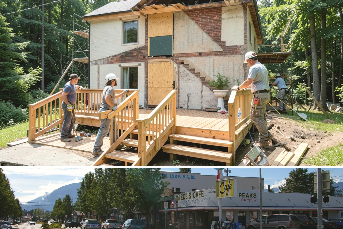 Restaurant Buildout in North Bend, King County, WA - Interior restaurant construction runs year-round, and we schedule inspections to align with your target opening date.