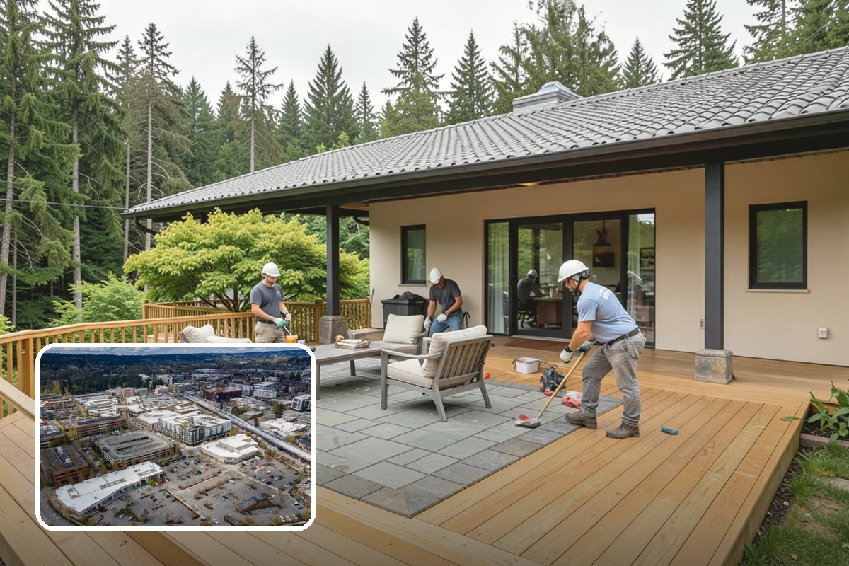 Restaurant Buildout in Redmond, King County, WA - Integrated kitchen, dining, and back-of-house design