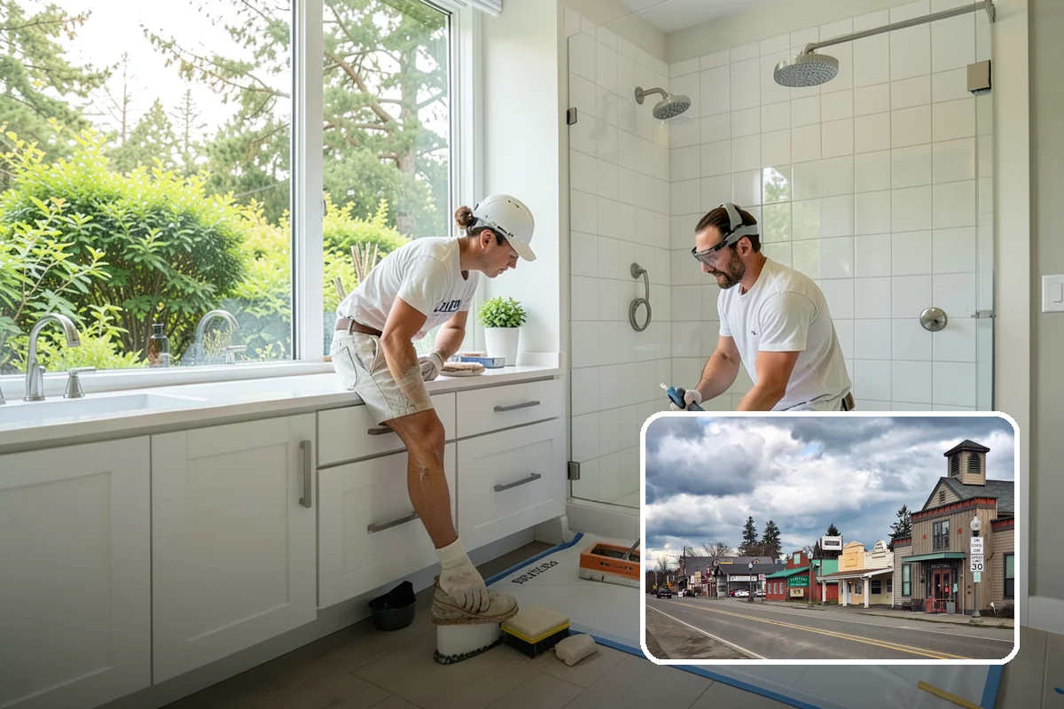 Restaurant Buildout in Roy, Pierce County, WA - Integrated kitchen, dining, and back-of-house design