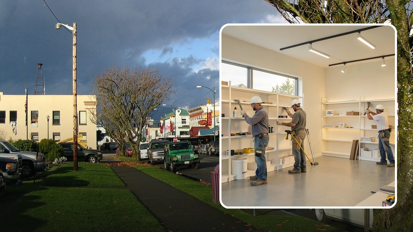 Retail Buildout in Arlington, Snohomish County, WA - Store construction that turns raw retail space into a branded, shopper-ready environment.