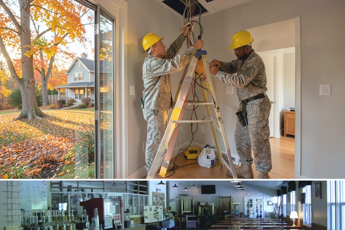 Retail Buildout in Black Diamond, King County, WA - We often target buildout completion ahead of the fall and holiday retail season, planning the schedule backward from your opening.