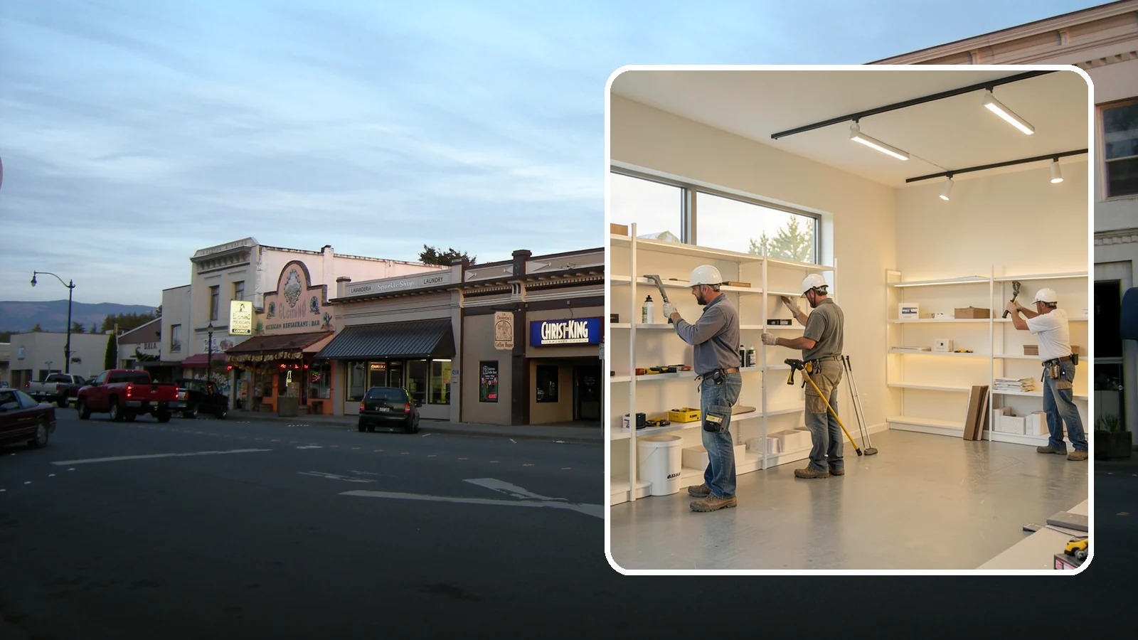 Retail Buildout in Burlington, Skagit County, WA - Store construction that turns raw retail space into a branded, shopper-ready environment.