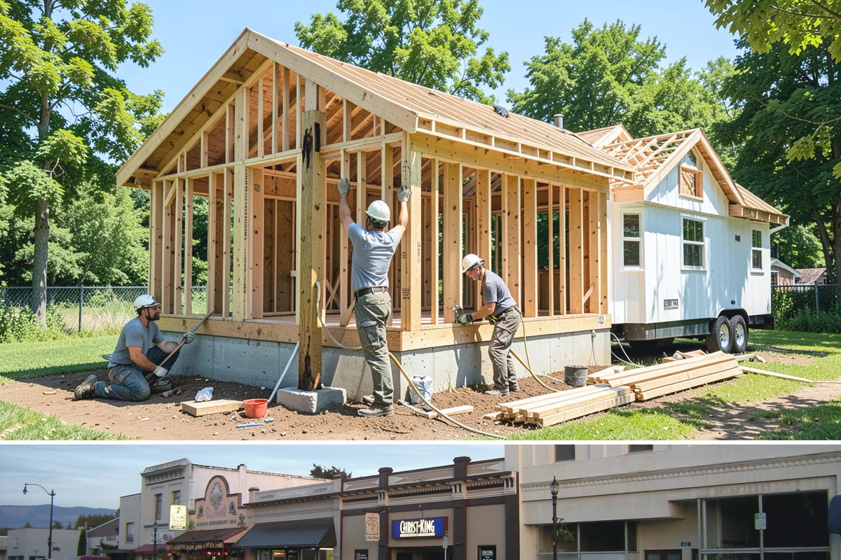 Retail Buildout in Burlington, Skagit County, WA - We often target buildout completion ahead of the fall and holiday retail season, planning the schedule backward from your opening.