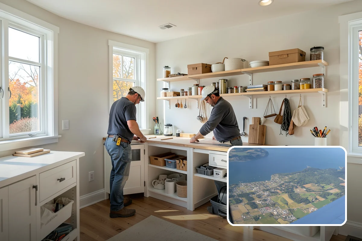 Retail Buildout in Coupeville, Island County, WA - Layouts that guide customer flow and sales