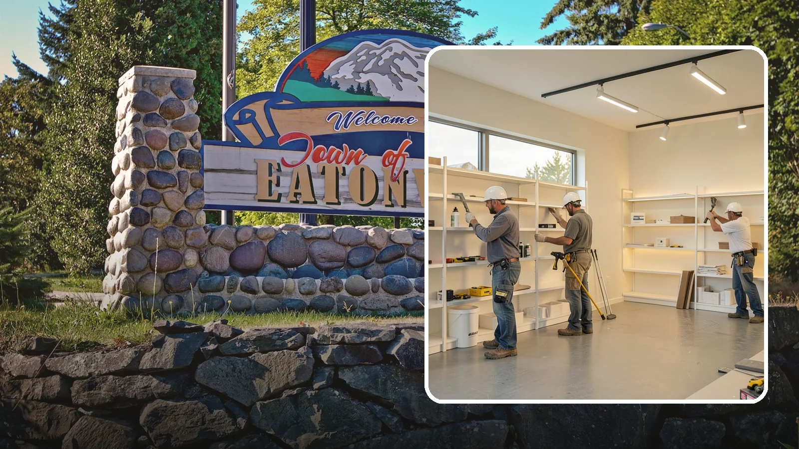 Retail Buildout in Eatonville, Pierce County, WA - Store construction that turns raw retail space into a branded, shopper-ready environment.