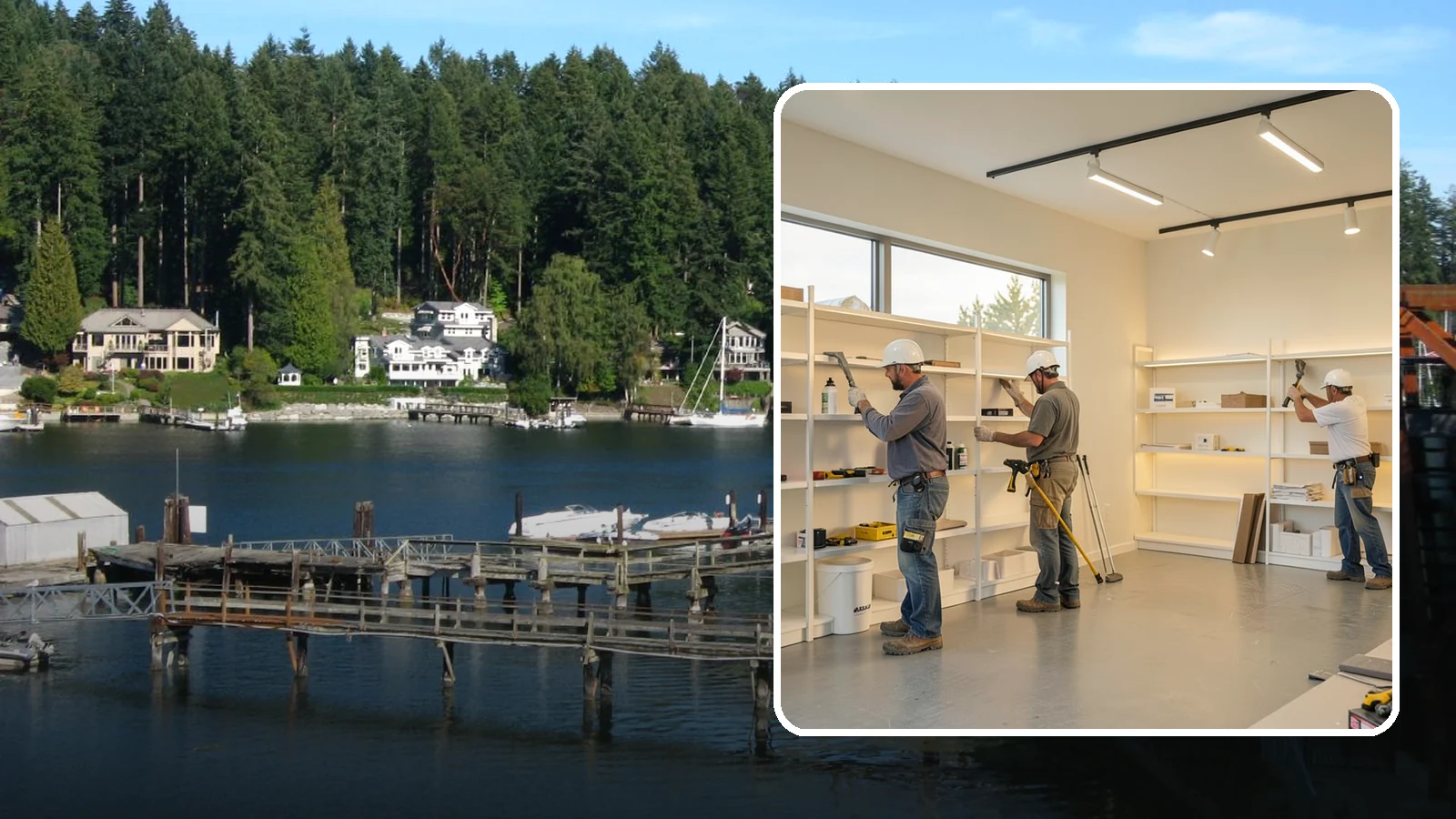 Retail Buildout in Gig Harbor, Pierce County, WA - Store construction that turns raw retail space into a branded, shopper-ready environment.