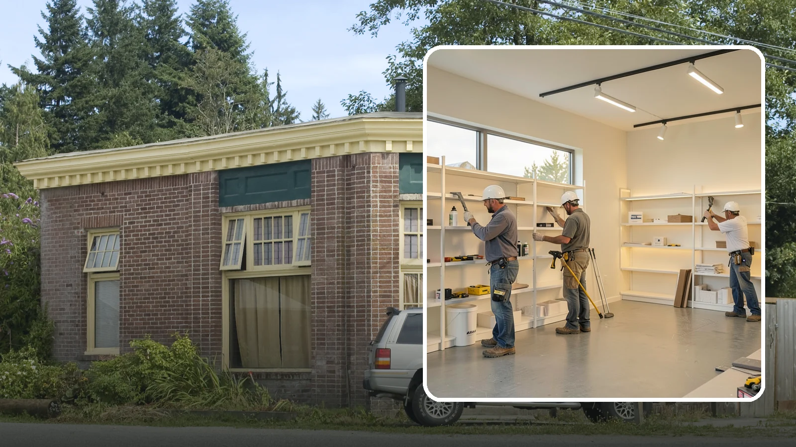 Retail Buildout in Hamilton, Skagit County, WA - Store construction that turns raw retail space into a branded, shopper-ready environment.