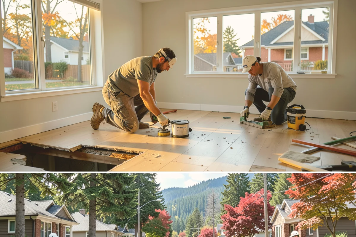 Retail Buildout in Hunts Point, King County, WA - We often target buildout completion ahead of the fall and holiday retail season, planning the schedule backward from your opening.