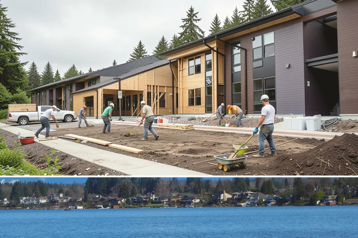 Retail Buildout in Lake Stevens, Snohomish County, WA - We often target buildout completion ahead of the fall and holiday retail season, planning the schedule backward from your opening.