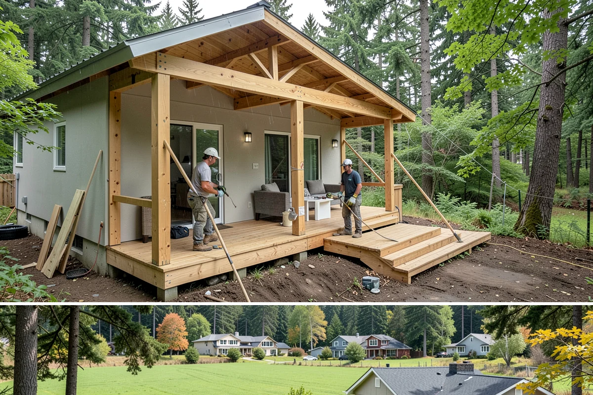 Retail Buildout in Lyman, Skagit County, WA - We often target buildout completion ahead of the fall and holiday retail season, planning the schedule backward from your opening.