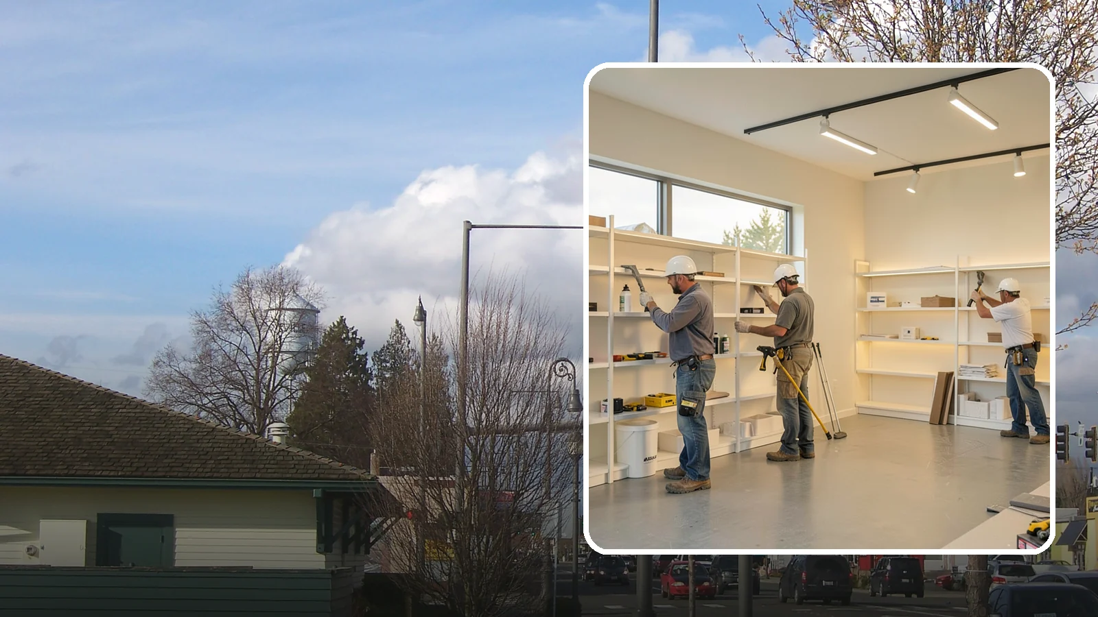 Retail Buildout in Marysville, Snohomish County, WA - Store construction that turns raw retail space into a branded, shopper-ready environment.