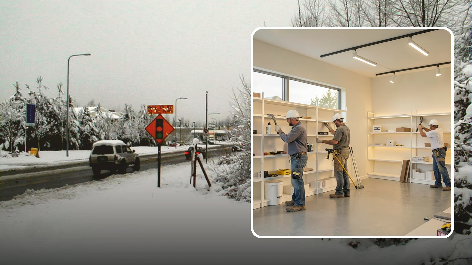 Retail Buildout in Newcastle, King County, WA - Store construction that turns raw retail space into a branded, shopper-ready environment.