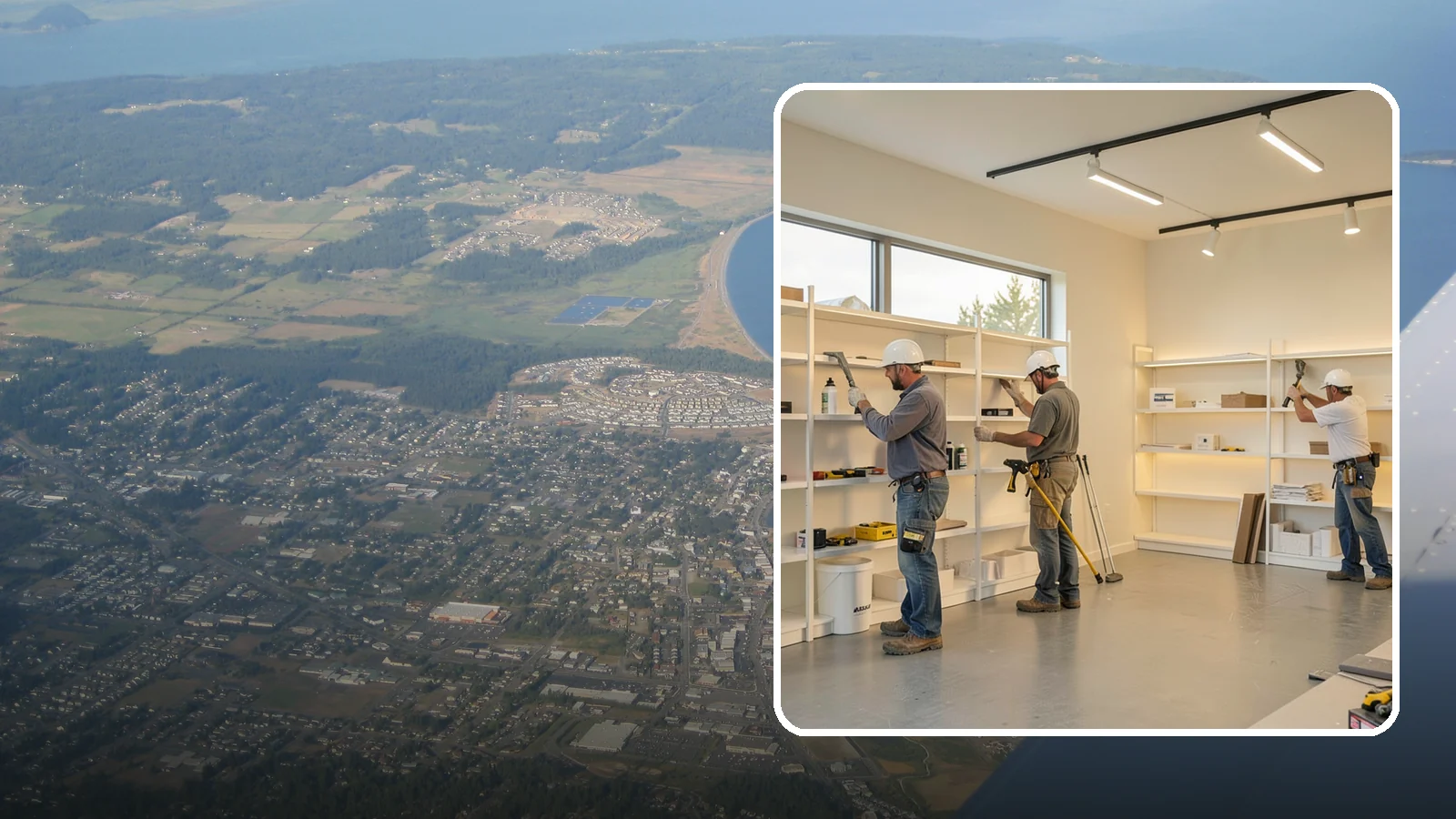Retail Buildout in Oak Harbor, Island County, WA - Store construction that turns raw retail space into a branded, shopper-ready environment.