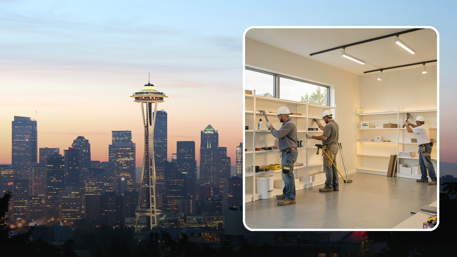 Retail Buildout in Seattle, King County, WA - Store construction that turns raw retail space into a branded, shopper-ready environment.
