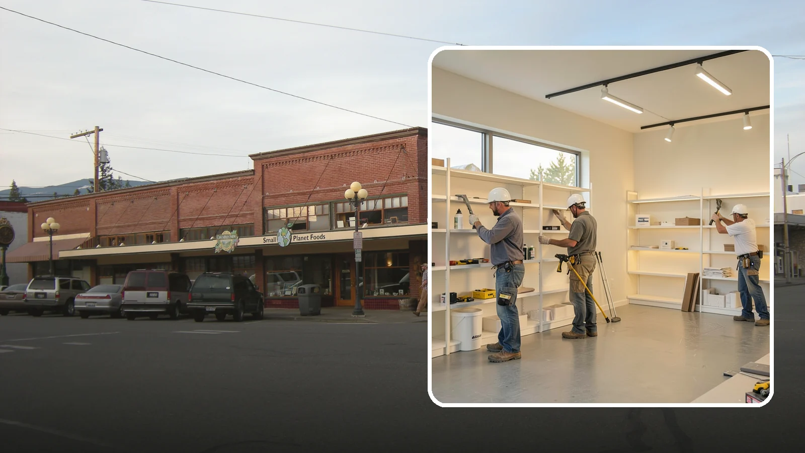 Retail Buildout in Sedro-Woolley, Skagit County, WA - Store construction that turns raw retail space into a branded, shopper-ready environment.