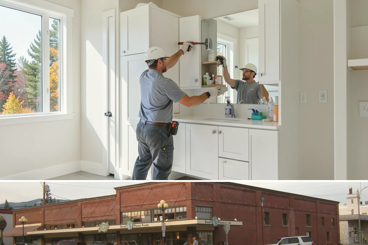 Retail Buildout in Sedro-Woolley, Skagit County, WA - We often target buildout completion ahead of the fall and holiday retail season, planning the schedule backward from your opening.