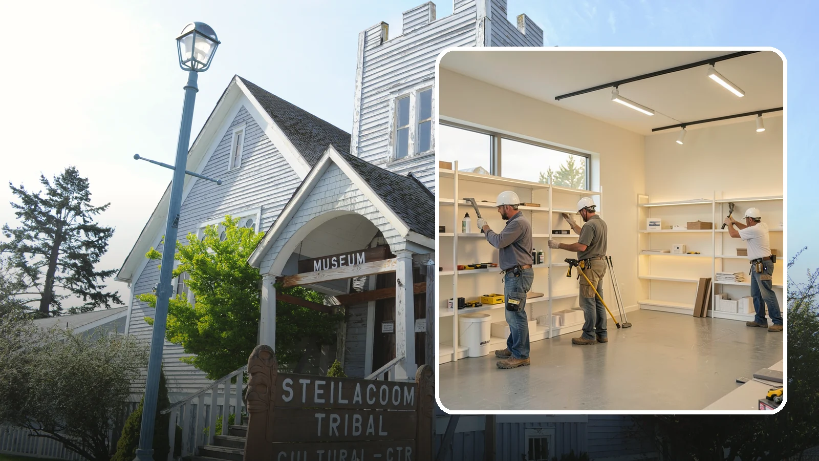 Retail Buildout in Steilacoom, Pierce County, WA - Store construction that turns raw retail space into a branded, shopper-ready environment.