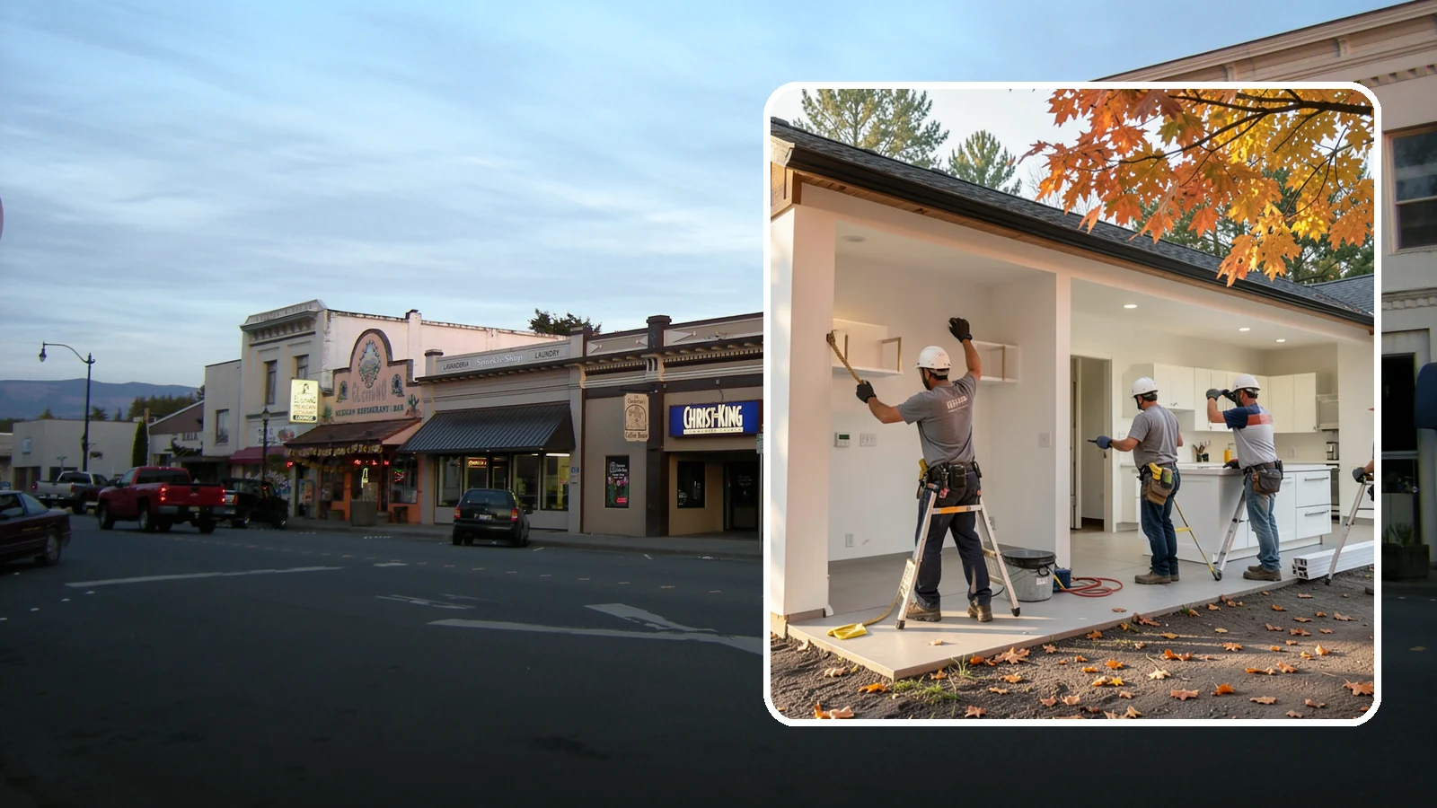 Retail Renovation in Burlington, Skagit County, WA - Renovation of existing stores to modernize layout, fixtures, and customer appeal.