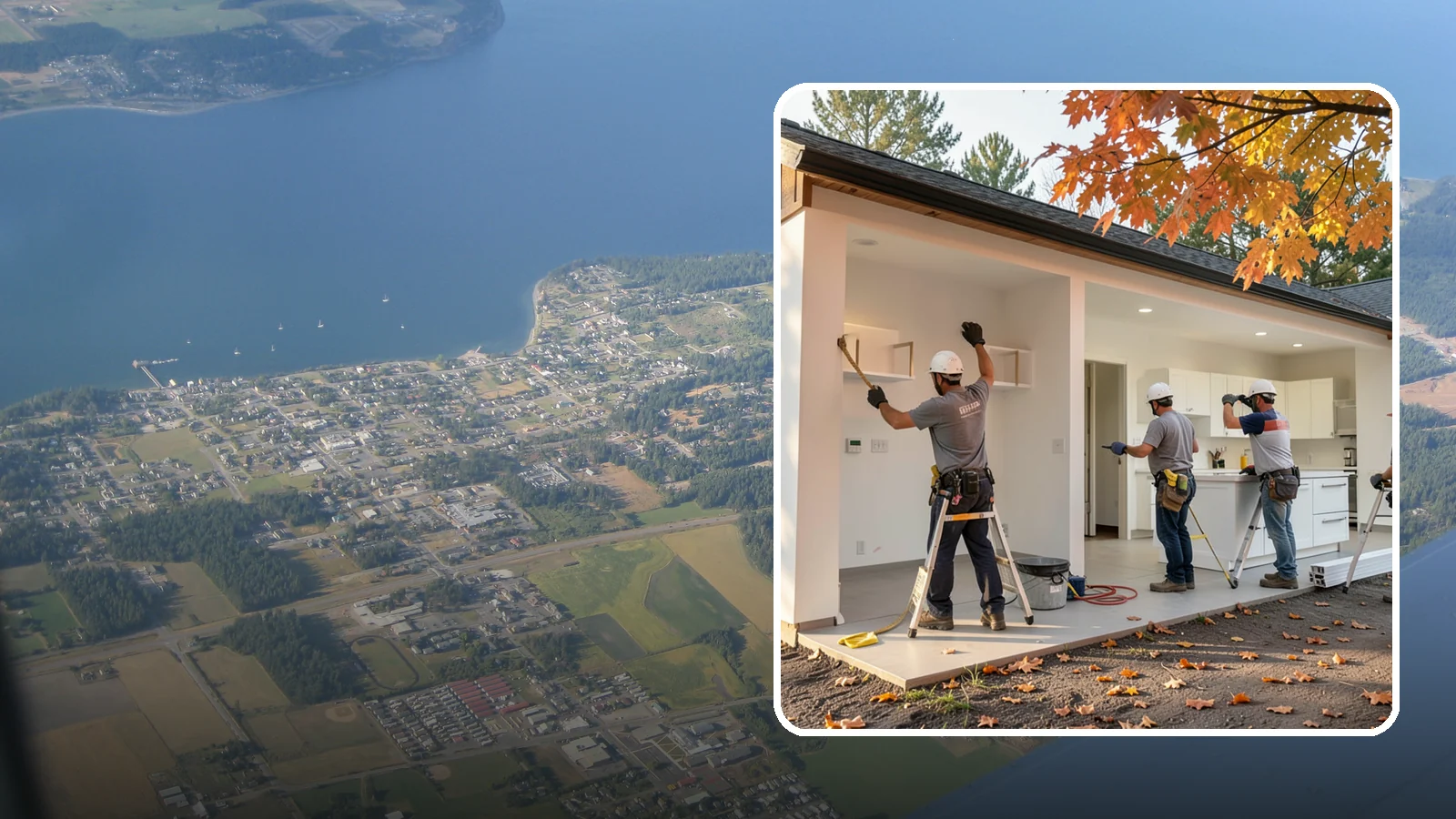 Retail Renovation in Coupeville, Island County, WA - Renovation of existing stores to modernize layout, fixtures, and customer appeal.