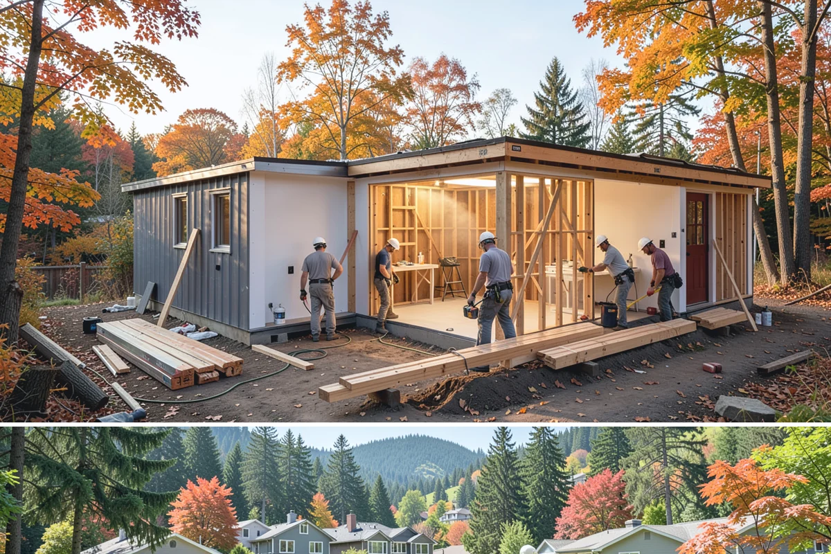 Retail Renovation in Fircrest, Pierce County, WA - Renovations are frequently timed for slower sales periods so the refresh is complete before the next busy season.