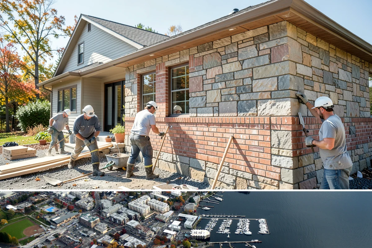 Retail Renovation in Kirkland, King County, WA - Renovations are frequently timed for slower sales periods so the refresh is complete before the next busy season.